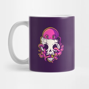 octopus and skull Mug